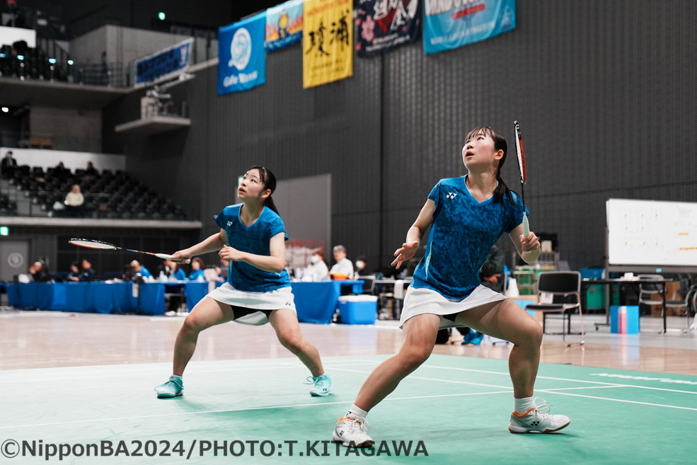上野優寿（左）／伴野碧唯（ふたば未来学園中学校3年）