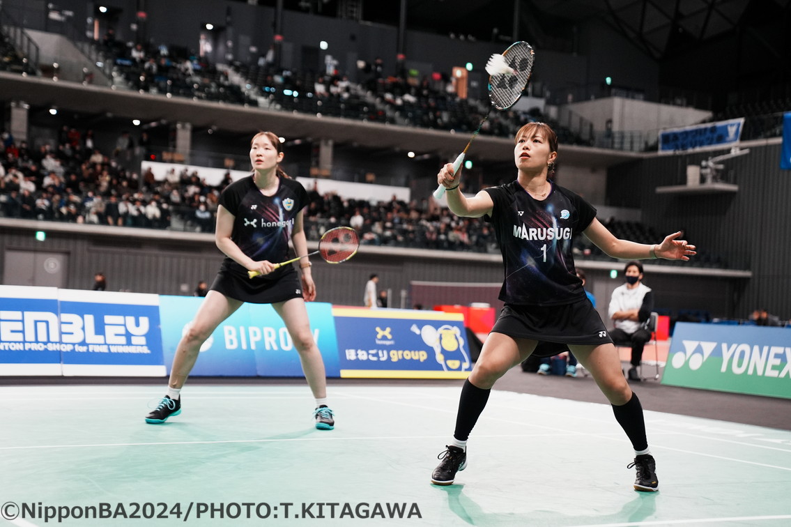 福島由紀（右）／松本麻佑（岐阜Bluvic／ほねごり相模原）