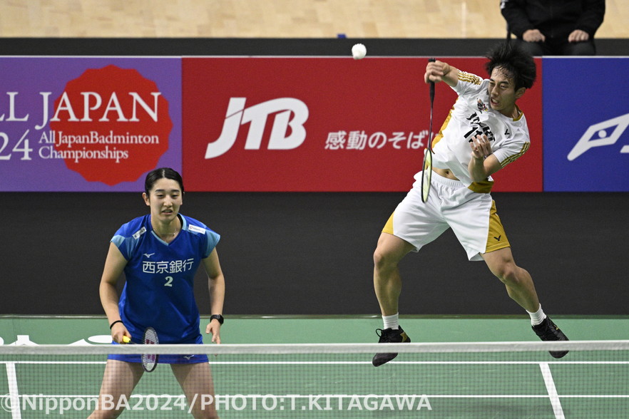 小川航汰（右）／水津優衣（ジェイテクトStingers／ACT SAIKYO）