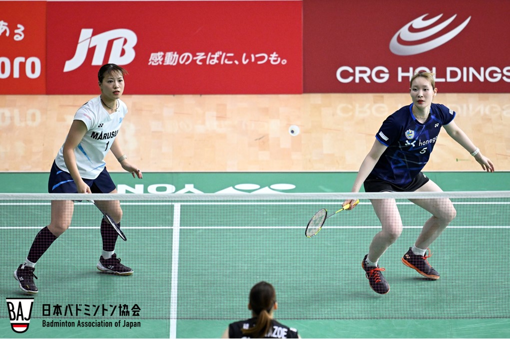 福島 由紀（左）／松本麻佑（岐阜Bluvic／ほねごり相模原）