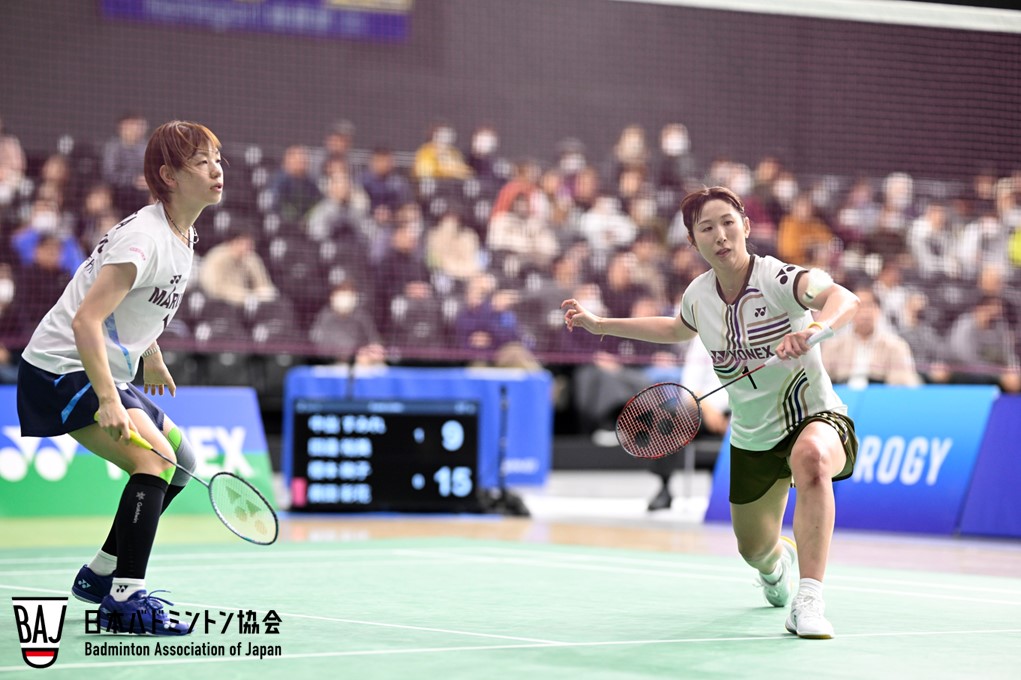 櫻本 絢子（右）／廣田 彩花（ヨネックス／岐阜Bluvic）