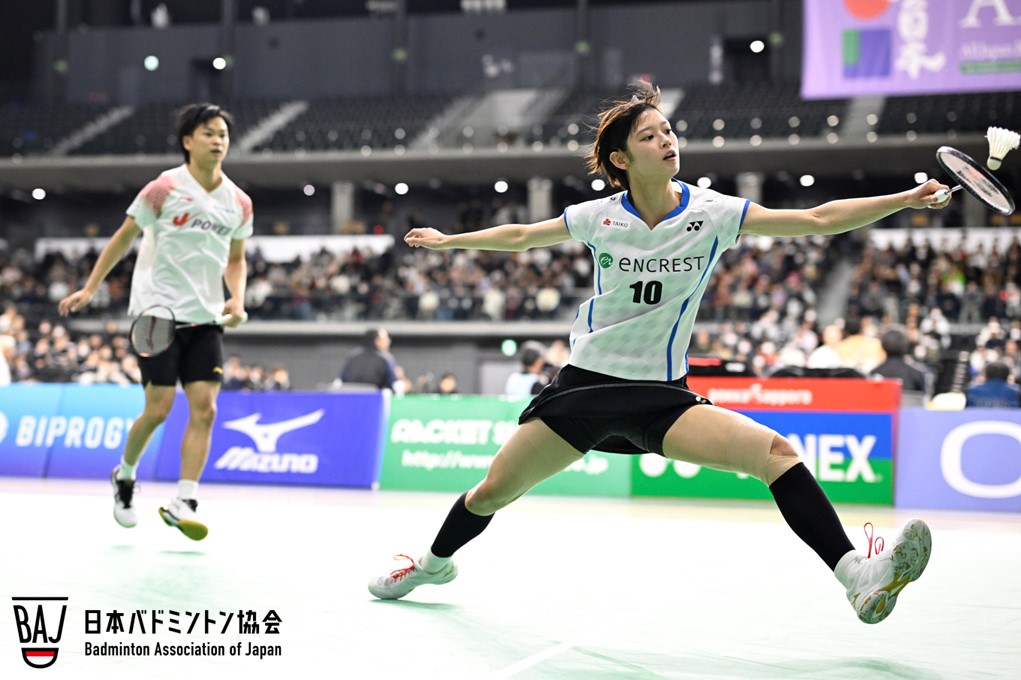 渡辺 勇大（左）／田口 真彩（J-POWER／ACT SAIKYO）