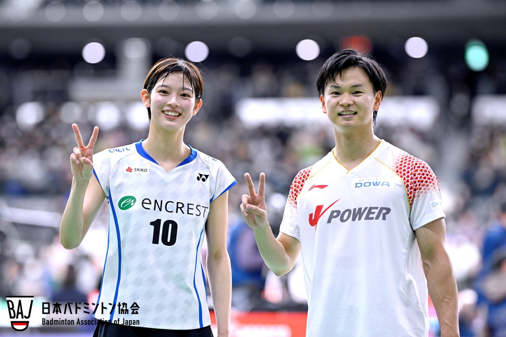 渡辺 勇大（右）／田口 真彩（J-POWER／ACT SAIKYO）