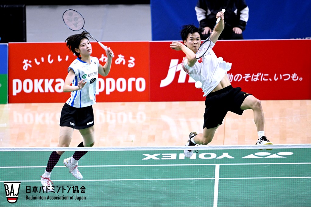 渡辺 勇大（右）／田口 真彩（J-POWER／ACT SAIKYO）